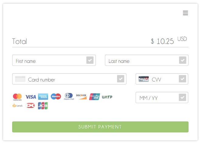 Wirecard Payment Page v2